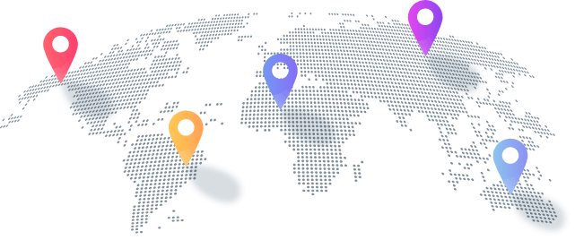 4K IPTV Source — Global Server Locations Map